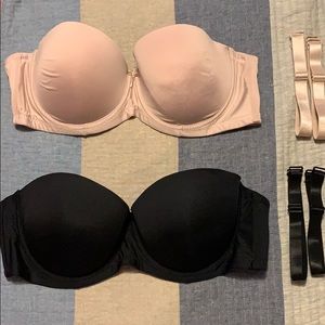 NEW Convertible Strapless Bras *SET OF 2*